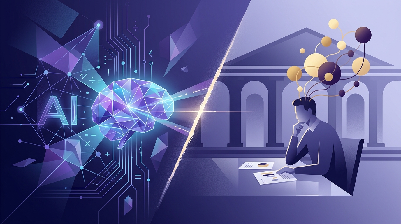 AI vs. Human Reasoning: Why Goldman Sachs Warns Against Replacing Bankers' Judgment, illustrative featured image